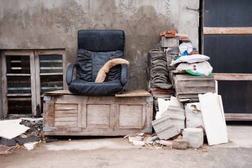 House clearance team preparing to clear a Southwark home