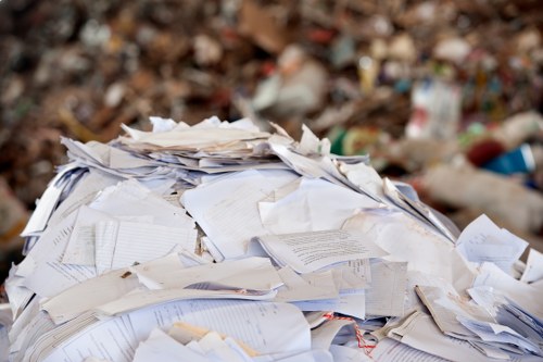 Clearing garden debris and waste
